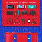 Portable Carrying Case Bag for Nintendo Switch/OLED/Lite Protective Case Storage Box For NS Switch Pro Controller Accessories