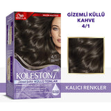 Wella Koleston Ash Brown Hair Dye Kit: Permanent Cool Tone Hair Color, Repairs Damage, Neutralizes Brassiness, Lasts Up to 10 Weeks