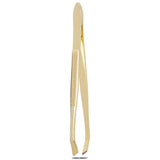 Eklips Metal Tweezers - Slanted Tip for Precise Hair Removal & Eyebrow Shaping | Durable Stainless Steel, Ergonomic Design