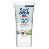 Sunozon MED 50SPF Dermatologically Tested Vegan Sunscreen Face Cream - UVA & UVB Protection, 1.69 fl oz