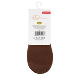 Eklips Premium Micro No-Show Socks Invisible Fit Brown 2-Pack