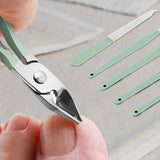 16-Piece: Stainless Steel Professional Manicure Pedicure Facial Set Grooming Kit with Leather Case