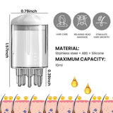 Portable Hair Oil Scalp Applicator Comb Brush Hair Root Treatment for Men and Women