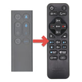 Substitute for Dyson AM10 Bladeless Ultrasonic Cool-mist Humidifier Fan Remote Control 966569, 966569-06 [RRDYS01]