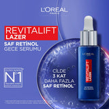 Loreal Paris Revitalift Anti-Aging Face Serum - Retinol Serum for Wrinkle Reduction, Dermatologist-Approved Skincare