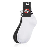 Eklips Black & White Striped Socks 2-Pack