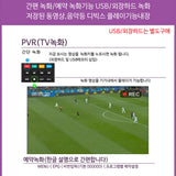 Mini Digital TV Converter Box HD FTA ATSC Tuner USB Multimedia PVR Recording EPG Hidden Behind TV Support Korea North America