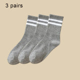 Crew Socks Breathable Mid Tube Sports Socks 3-6 Pairs