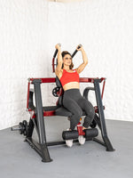 Pro Strength Abdominal Crunch - Muscle D Fitness - Seated - Plate Loaded - Adjustable - Oblique Trainer