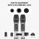 Wireless Microphone G-MARK X220U UHF Karaoke Mic With Rechargeable Lithium Battery Receiver Work 5 Hours For Speakers