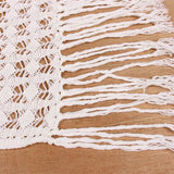 S- XL Sexy Hollow Out Fringe Tassel Knitted Crochet Tunic Beach Cover Up Cover-ups Beach Dress Beach Wear Beachwear Female V3800