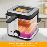 Suslas Deep Fryer With Cool-Touch Basket