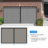 Hands Free Magnetic Garage Door Screen With Quick Close Magnets