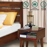 [Buy 1 Get 1] Emery Solid Wood Bed Frame & Nightstand