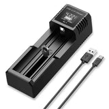 For 18650 3.7V Rechargeable Lithium Battery For 1.2V NI-MH AA / AAA Battery USB LCD Battery Smart Charger 1 / 2 /4 Slots