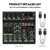 Audio Mixer G-MARK G40PRO 4-Channel Mixing Console With RCA Input And XLR Connectivity