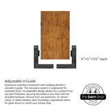 Adjustable U Floor Guide
