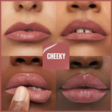 Maybelline Super Stay Vinyl Ink Lip Gloss - Long Lasting Liquid Lipstick (35 Cheeky)