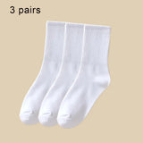 Crew Socks Breathable Mid Tube Sports Socks 3-6 Pairs