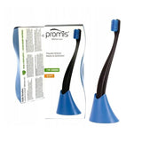 Promis Black Toothbrush & Holder Set for Gentle Care