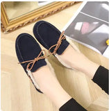 Women's Winter Plush Slip-On Moccasin Flats