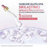 Vaseline Gluta-Hya Firming Body Lotion: Hyaluronic Acid & Collagen for Radiant, Firmer Skin - Intense Hydration, Anti-Aging, Non-Greasy Formula