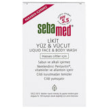 Sebamed Liquid Face and Body Cleanser - Gentle pH 5.5 Skincare for Sensitive Skin, Moisturizing & Vitamin-Enriched