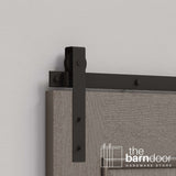 Flat Top Strap Heavy Duty Sliding Barn Door Hardware Kit