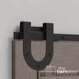 Horseshoe Heavy Duty Sliding Barn Door Hardware Kit