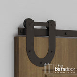 Rustic Horseshoe Barn Door Hardware Kit