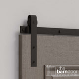 J Strap Heavy Duty Sliding Barn Door Hardware Kit