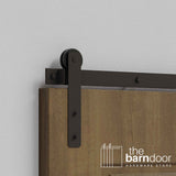 Modern Straight Strap Barn Door Hardware Kit