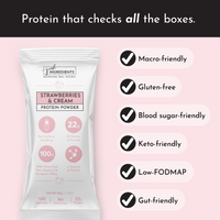 Strawberries & Cream Protein Powder Stick