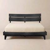[Buy 1 Get 1] Aurora Solid Wood Bed Frame & Nightstand