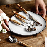 Aurora Nature-Inspired Bamboo Cutlery Set | 3CARATS