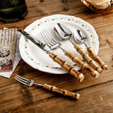 Aurora Nature-Inspired Bamboo Cutlery Set | 3CARATS