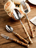 Aurora Nature-Inspired Bamboo Cutlery Set | 3CARATS