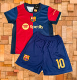 Lionel Messi Barcelona Soccer Jersey Kids Toddler & Youth Sizes