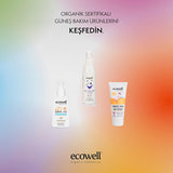 Ecowell Organic Sunscreen Lotion - 30 SPF, Vegan & Mineral UVA UVB Protection, Moisturizing & Eco-Friendly