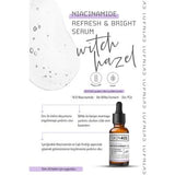 Skin401 Niacinamide Refresh Bright Serum 30ml - Brightens, Hydrates, and Minimizes Pores - Vegan & Cruelty-Free