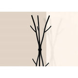74-inch Freestanding Black Metal Coat Rack Entryway Hall Tree Umbrella Stand