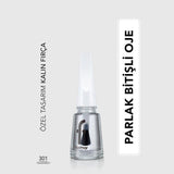 Flormar Nail Enamel High-Pigment Glass Effect Nail Polish 301 8ml