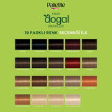 Palette Natural Permanent Hair Dye 5-0 Light Brown - Enriched with Natural Ingredients for Long-Lasting Color