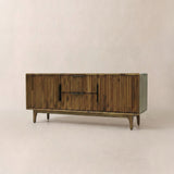 Bosk Wood Fluted TV Stand