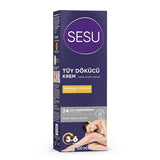 Sesu Hair Removal Cream for Normal Skin - 3.38 fl oz, Dermatologically Tested, Vitamin E & Bisabolol Enriched