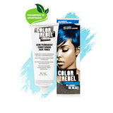 Color Rebel London Semi-Permanent Hair Dye - Paraben-Free, Ammonia-Free, Cruelty-Free Mavi 100 ml