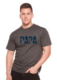 PAPA Men's Bamboo Viscose/Organic Cotton Short Sleeve Graphic T-Shirt