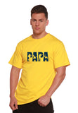 PAPA Men's Bamboo Viscose/Organic Cotton Short Sleeve Graphic T-Shirt