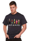 Funny Christmas Movies Printed Men's Bamboo T-Shirt