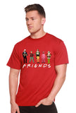 Funny Christmas Movies Printed Men's Bamboo T-Shirt